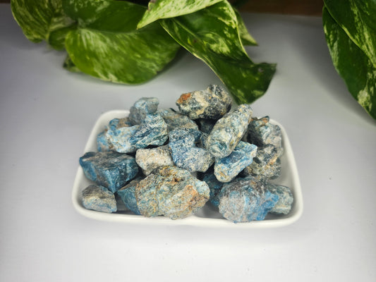 BLUE APATITE ROUGH STONE