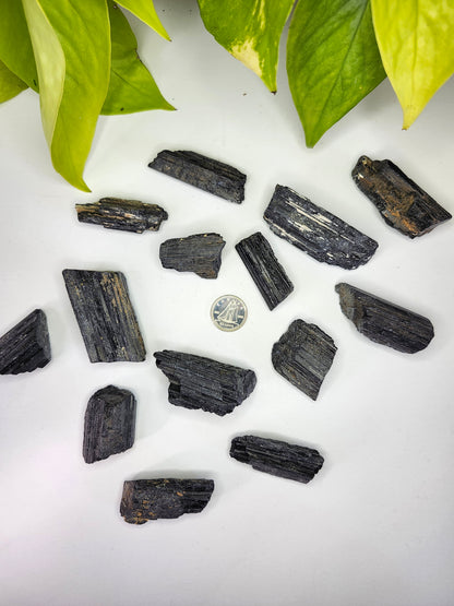 BLACK TOURMALINE ROUGH STONE