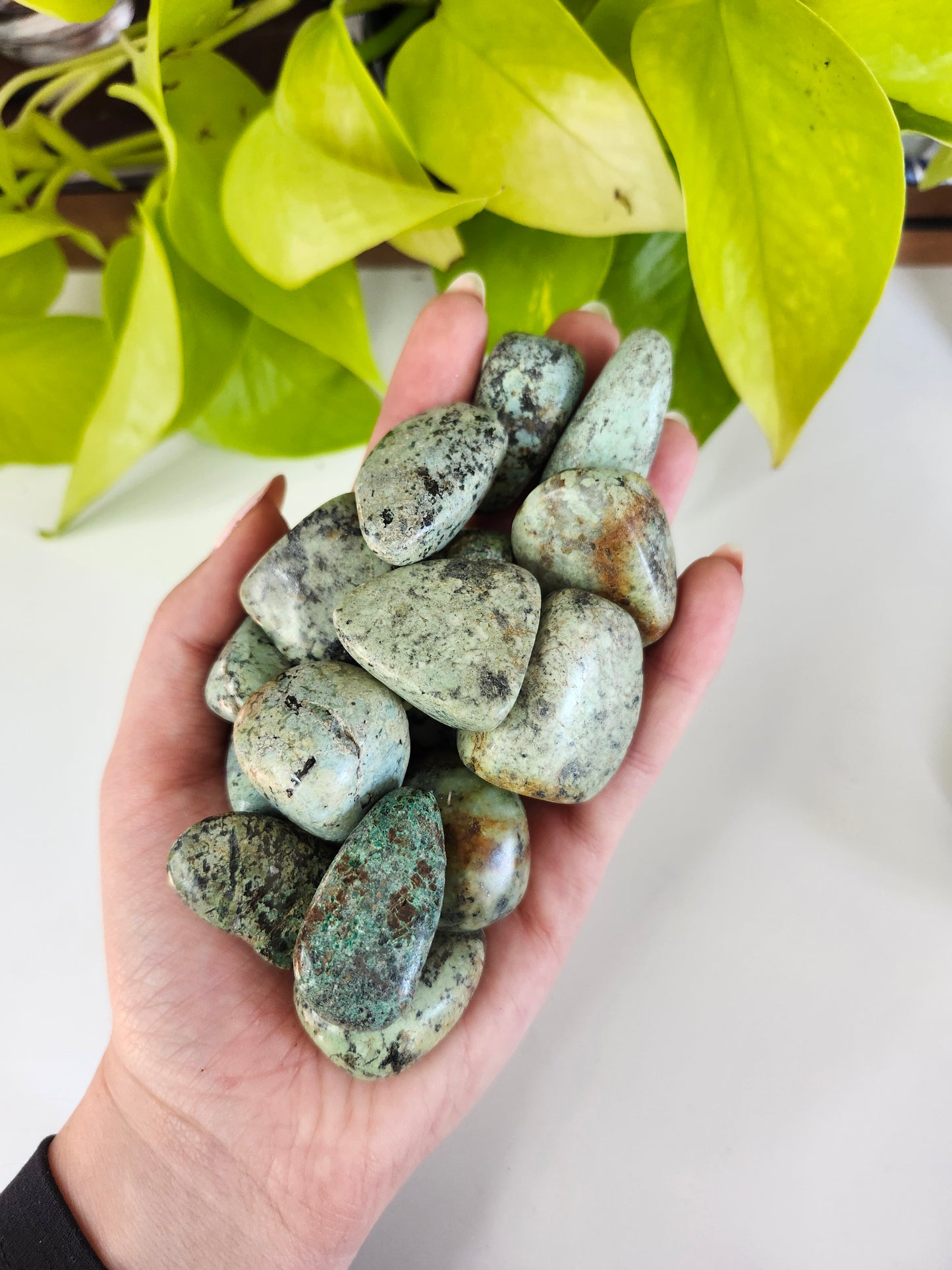 AFRICAN TURQUOISE TUMBLE STONE