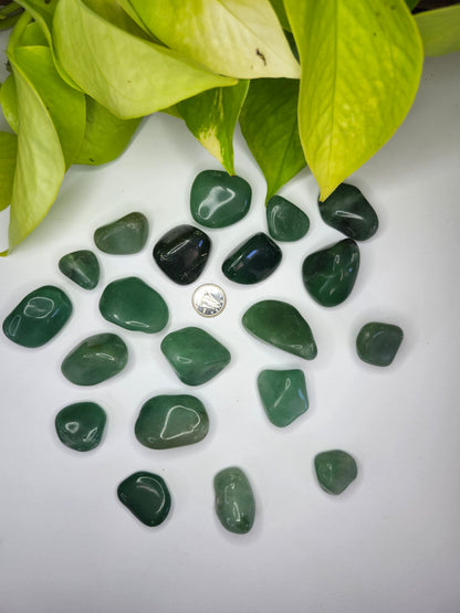 GREEN AVENTURINE TUMBLED STONE