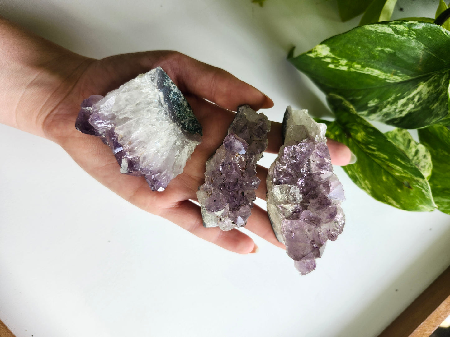 METEORITIC CANADIAN AMETHYST CLUSTER