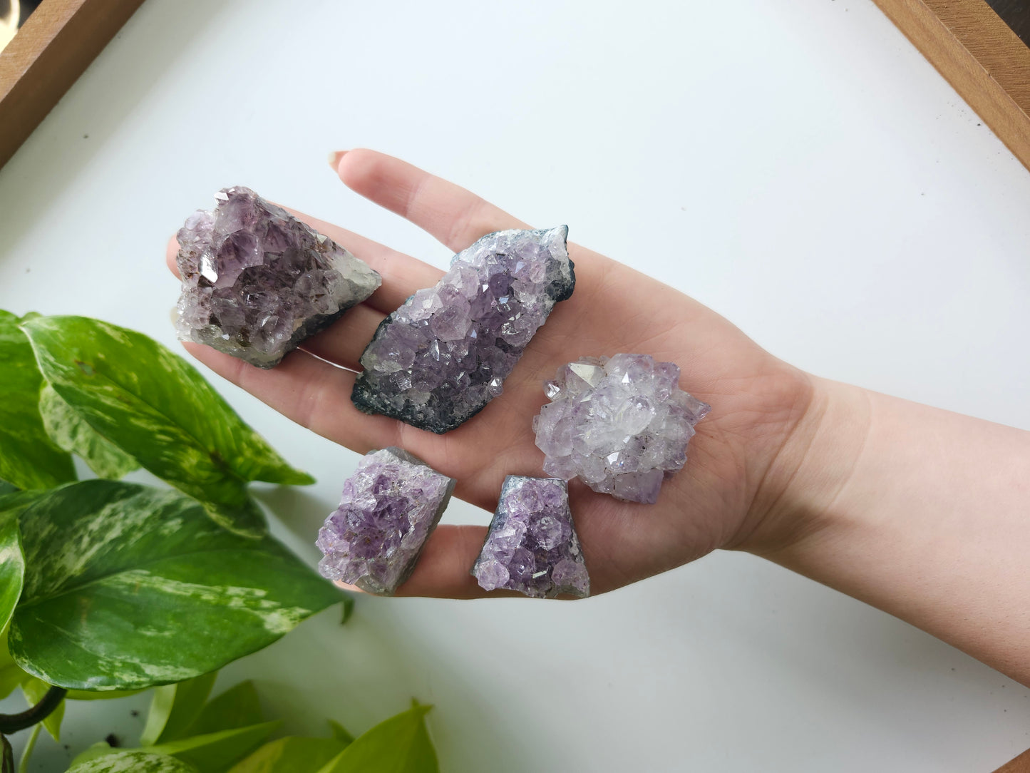 METEORITIC CANADIAN AMETHYST CLUSTER