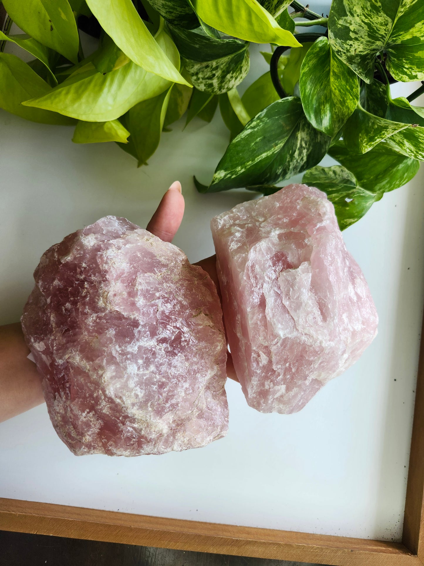 LARGE ROSE QUARTZ