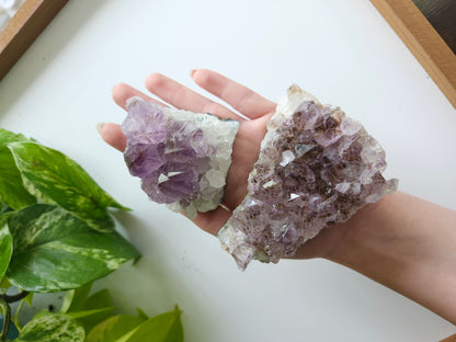 METEORITIC CANADIAN AMETHYST CLUSTER