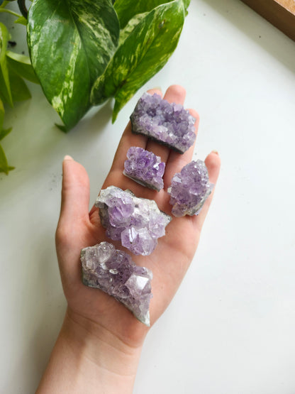 METEORITIC CANADIAN AMETHYST CLUSTER