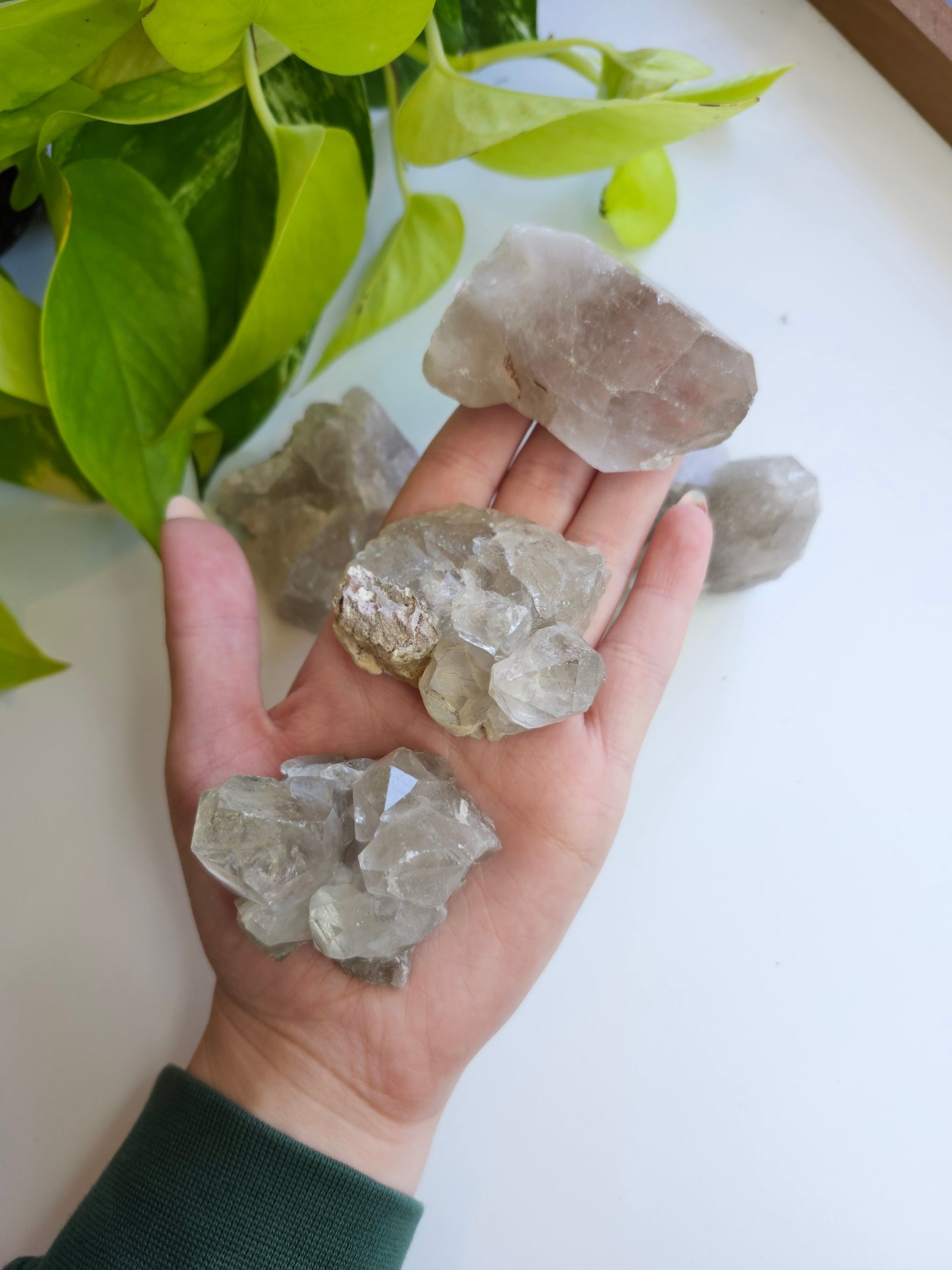 SMOKEY QUARTZ CLUSTER