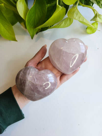 ROSE QUARTZ HEART