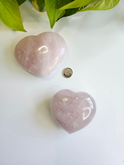 ROSE QUARTZ HEART