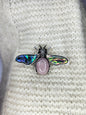 ROSE QUARTZ BUG BROACH