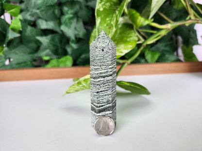 GREEN ZEBRA STONE TOWER