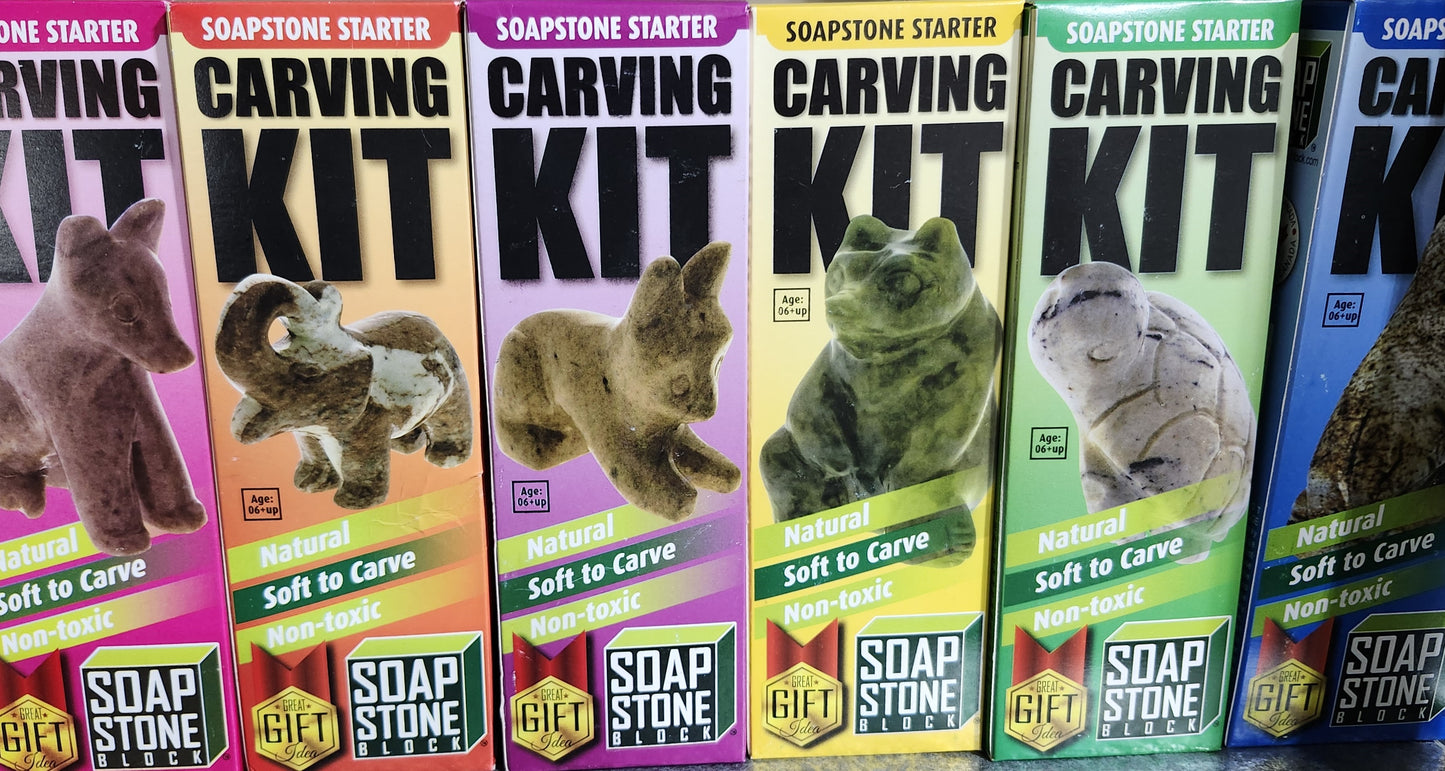 SOAPSTONE CARVING KITS