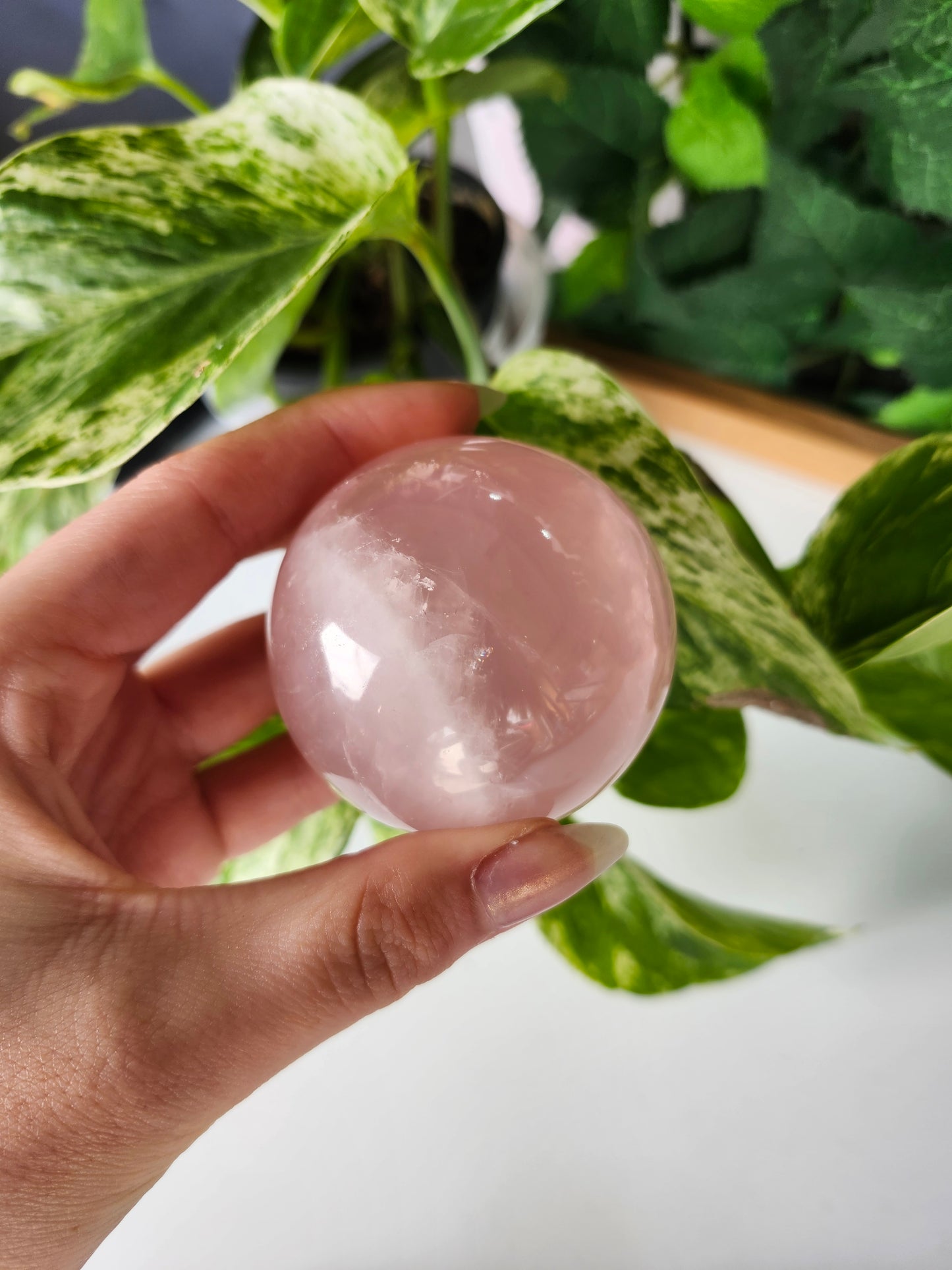 ROSE QUARTZ SPHERE