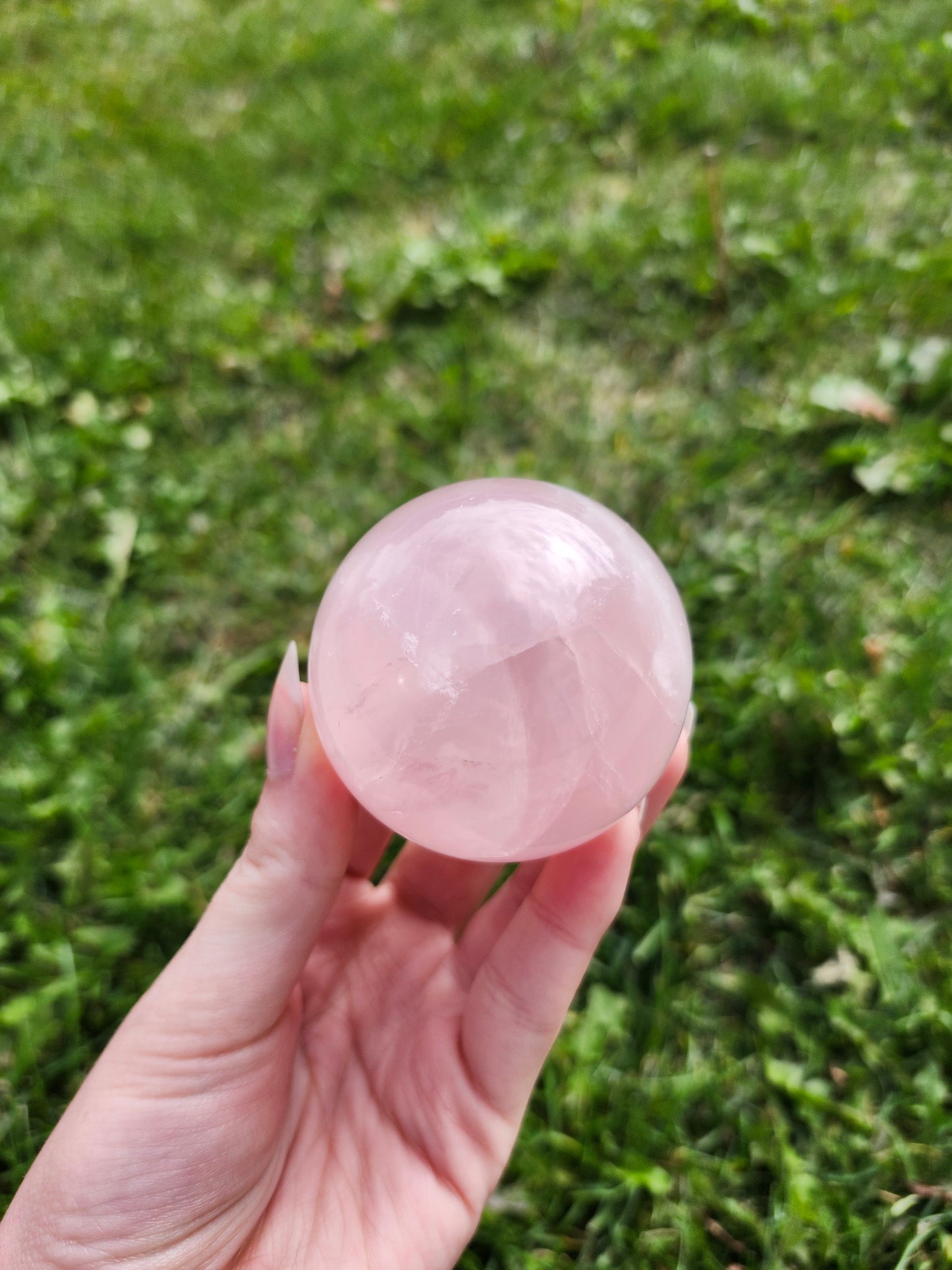 ROSE QUARTZ SPHERE