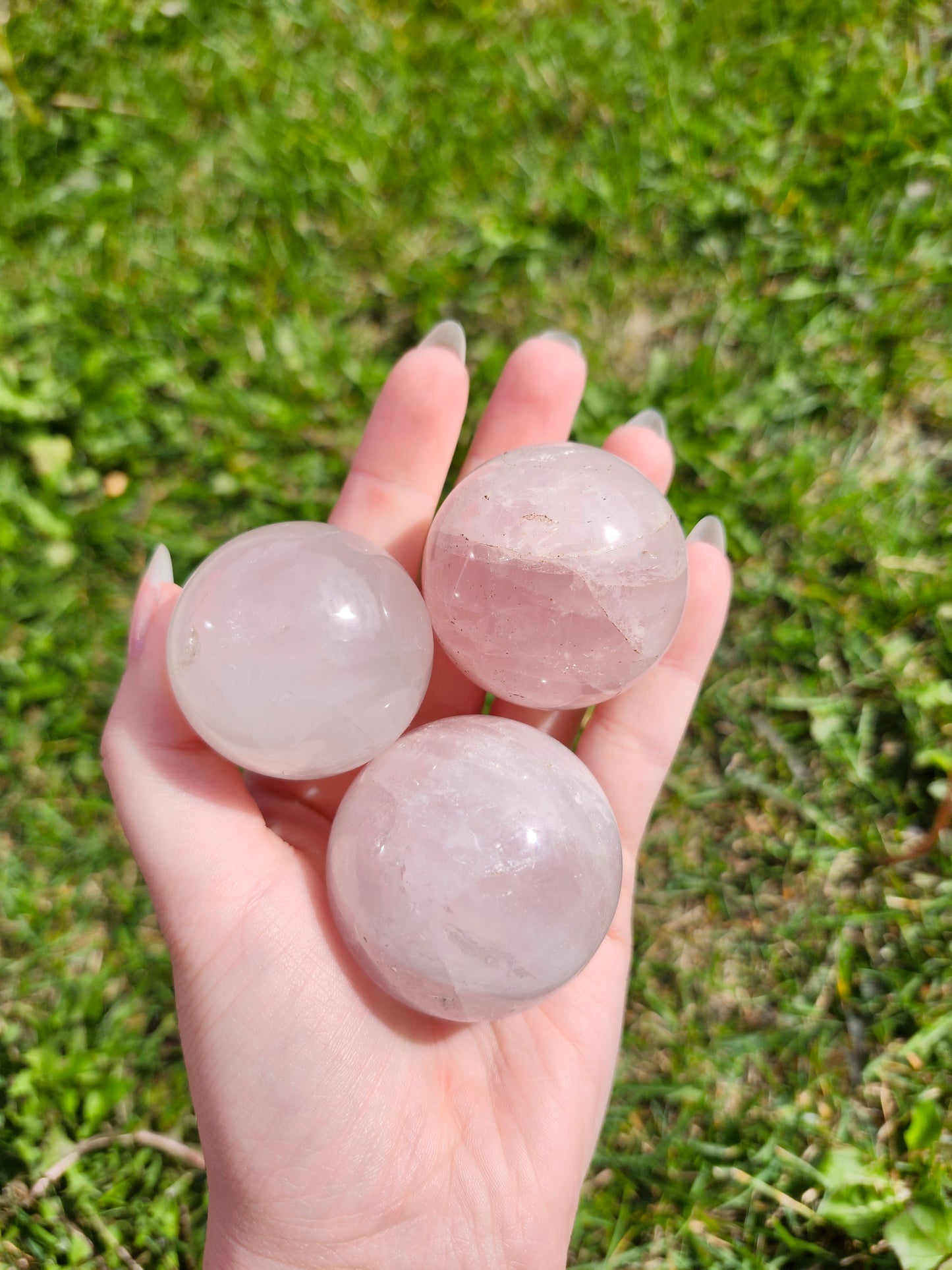 ROSE QUARTZ SPHERE