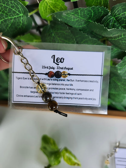 ZODIAC SIGN KEYCHAINS