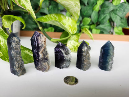 FLUORITE ROUGH EDGE TOWER