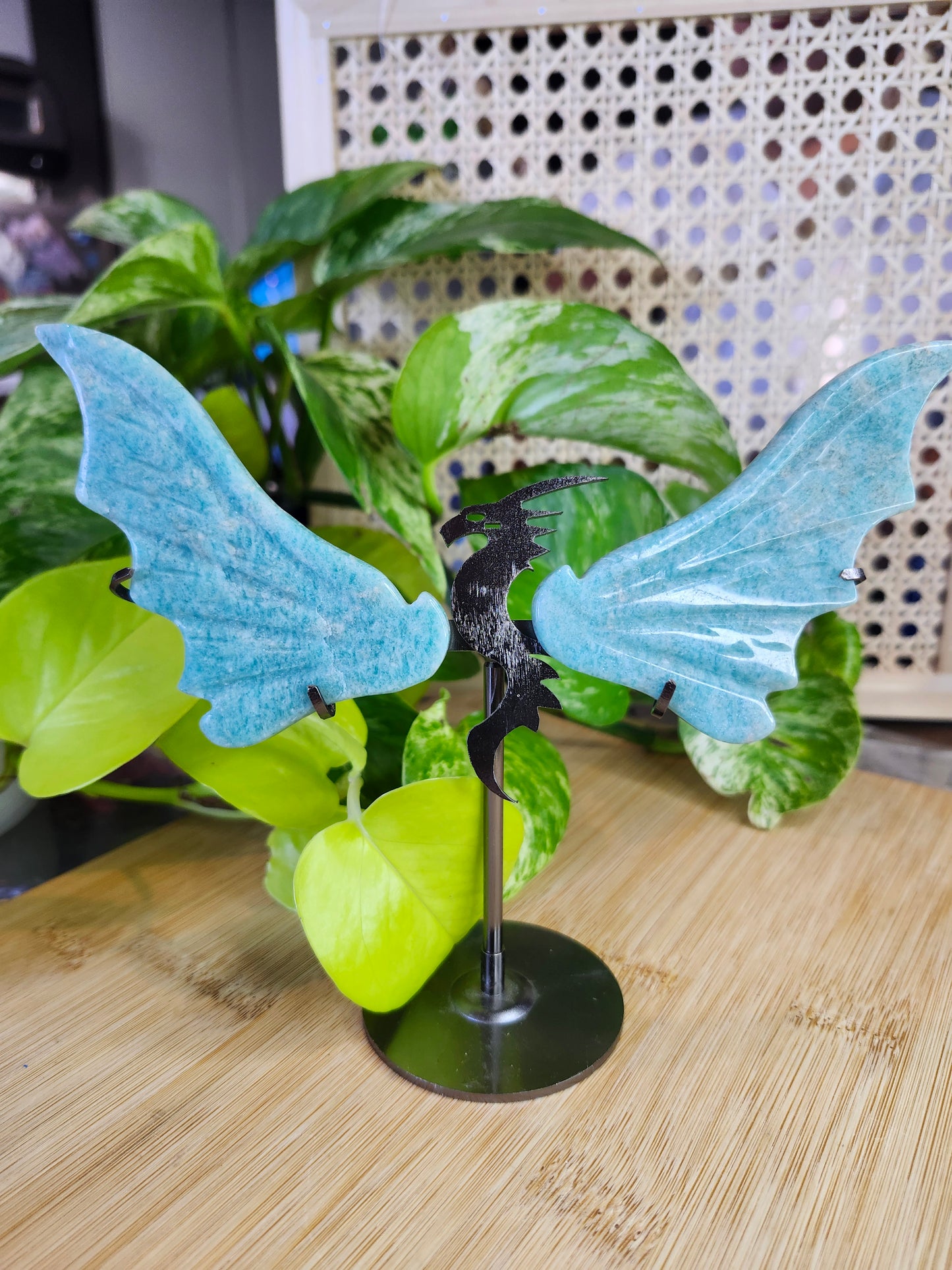 AMAZONITE DRAGON WINGS