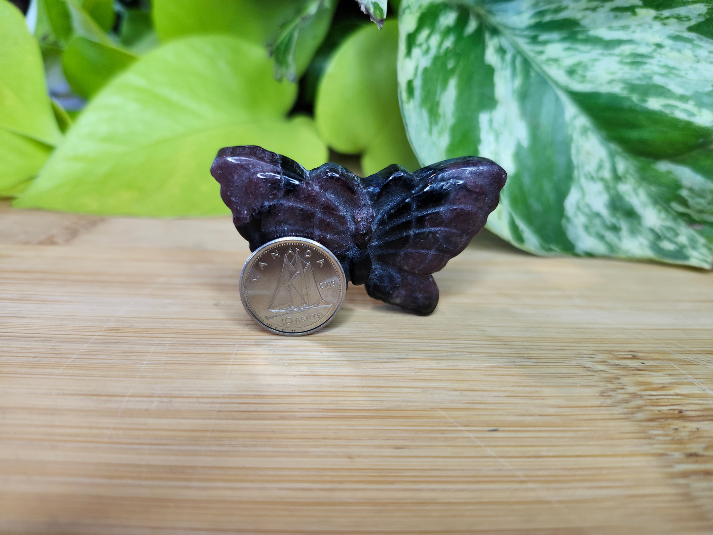 GARNET BUTTERFLY (CARVING)