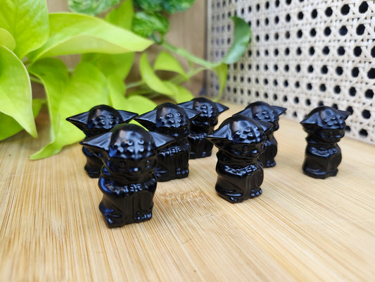 BLACK OBSIDIAN YODA