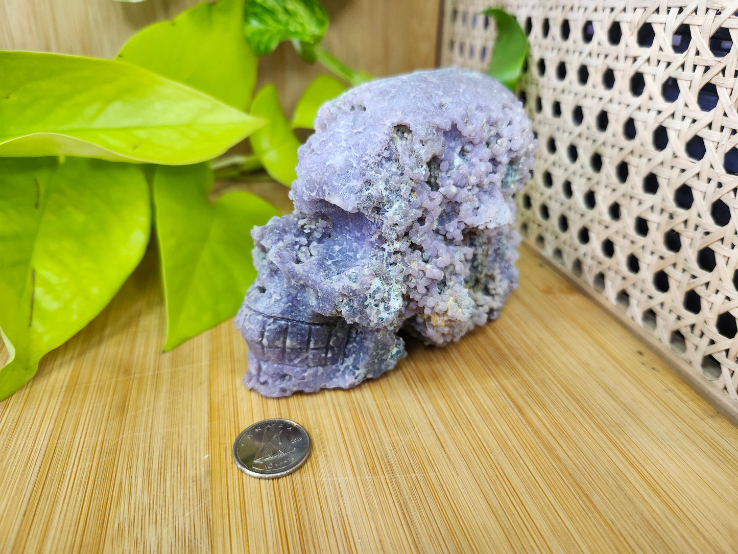 GRAPE AGATE SKULL