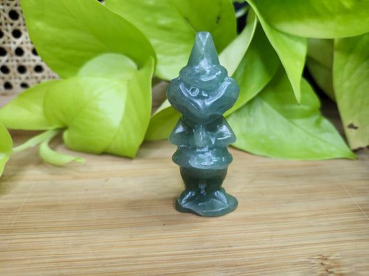 GREEN ADVENTURINE GRINCH (CARVING)