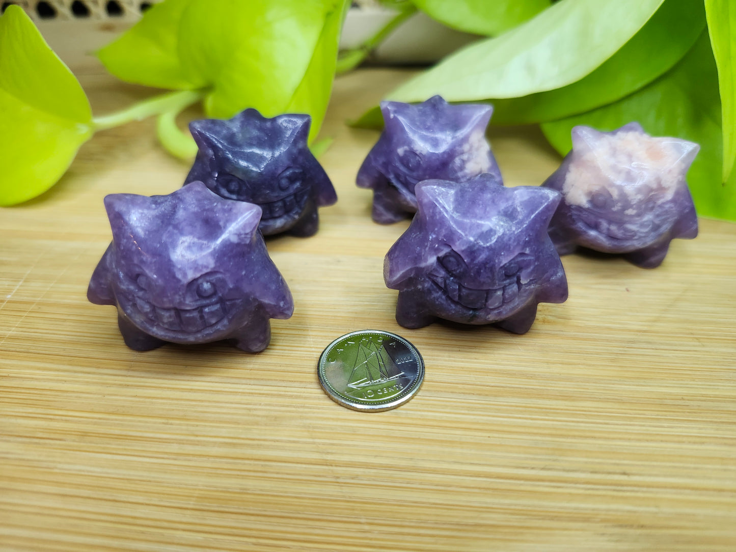 LEPIDOLITE GENGAR (POKEMON) (CARVING)