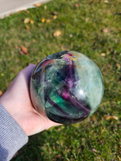 FLUORITE SPHERE LG