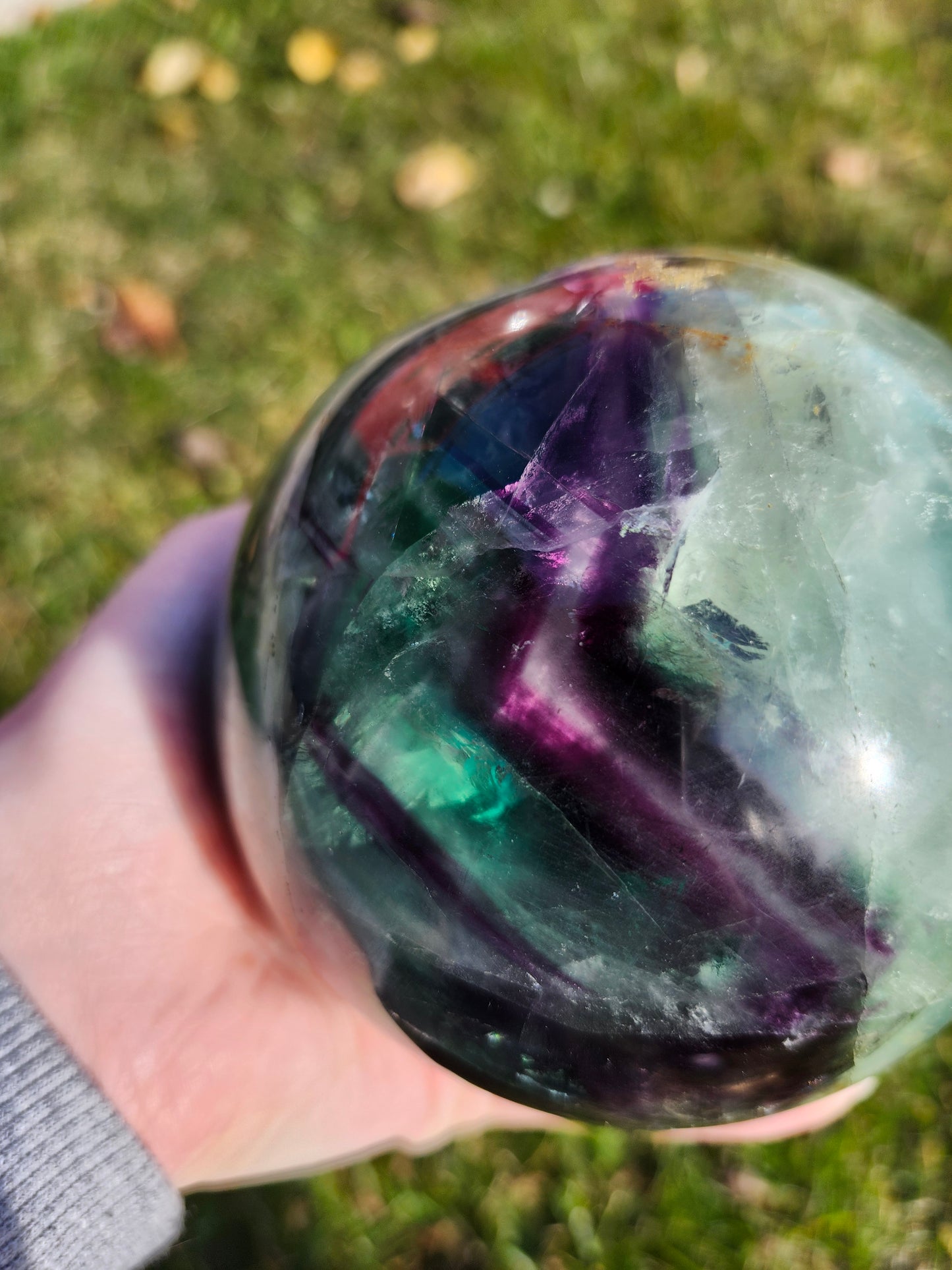 FLUORITE SPHERE LG