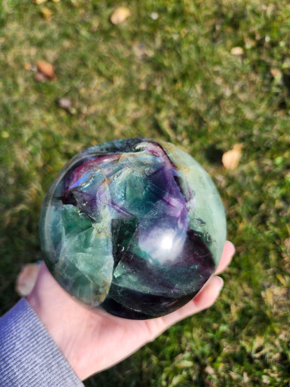 FLUORITE SPHERE LG