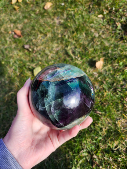 FLUORITE SPHERE LG