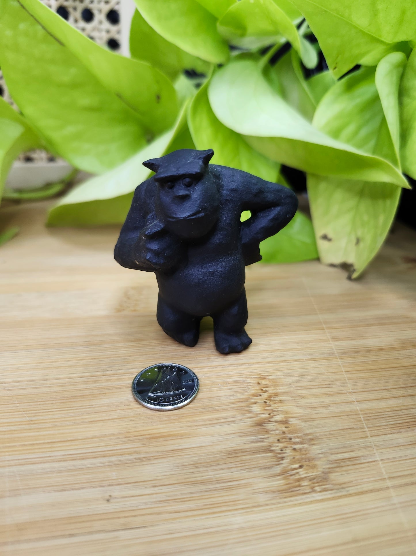 BLACK OBSIDIAN SULLY (CARVING)