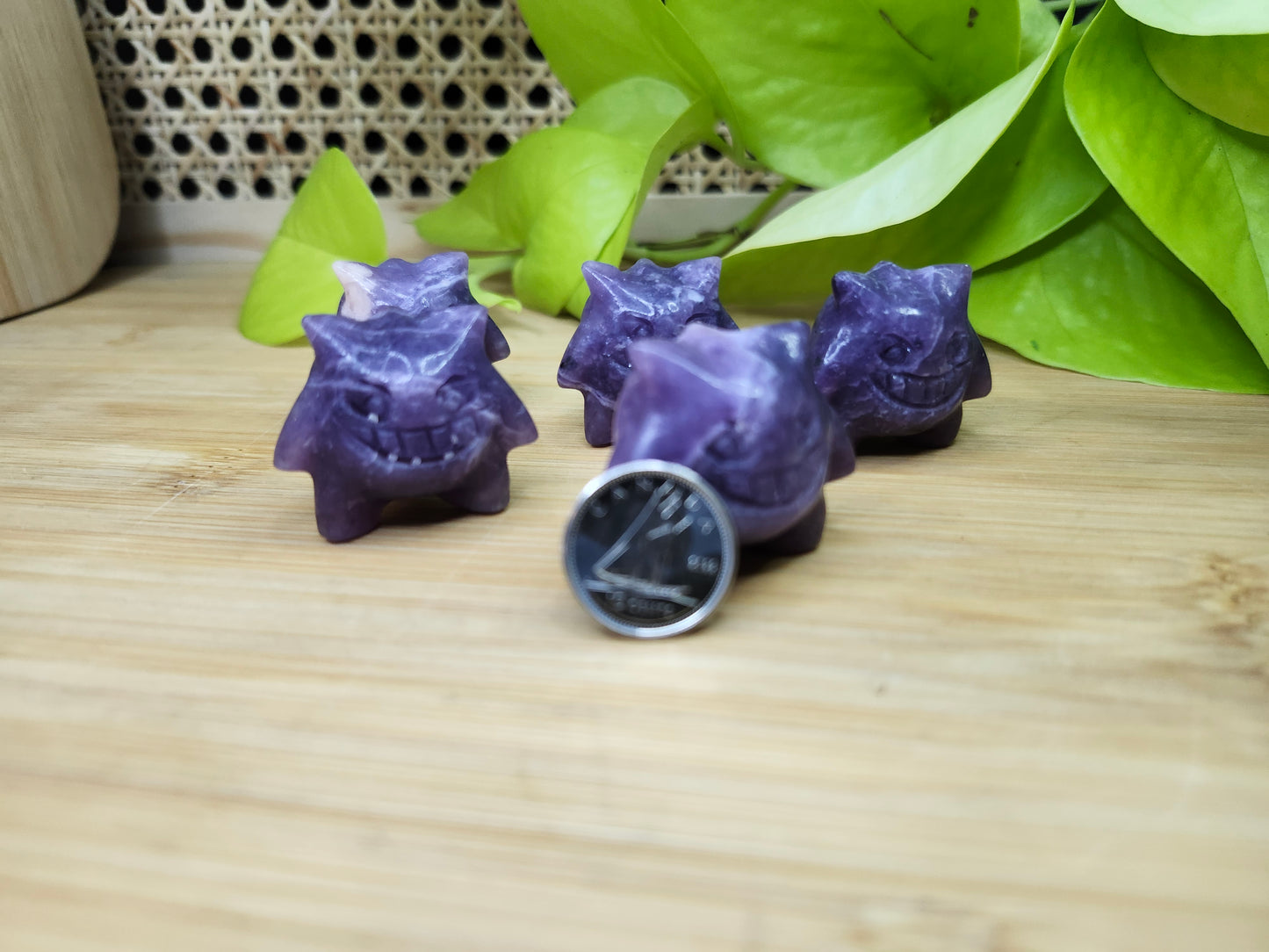 LEPIDOLITE GENGAR (POKEMON) (CARVING)