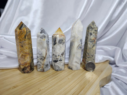 CRAZY LACE AGATE TOWER