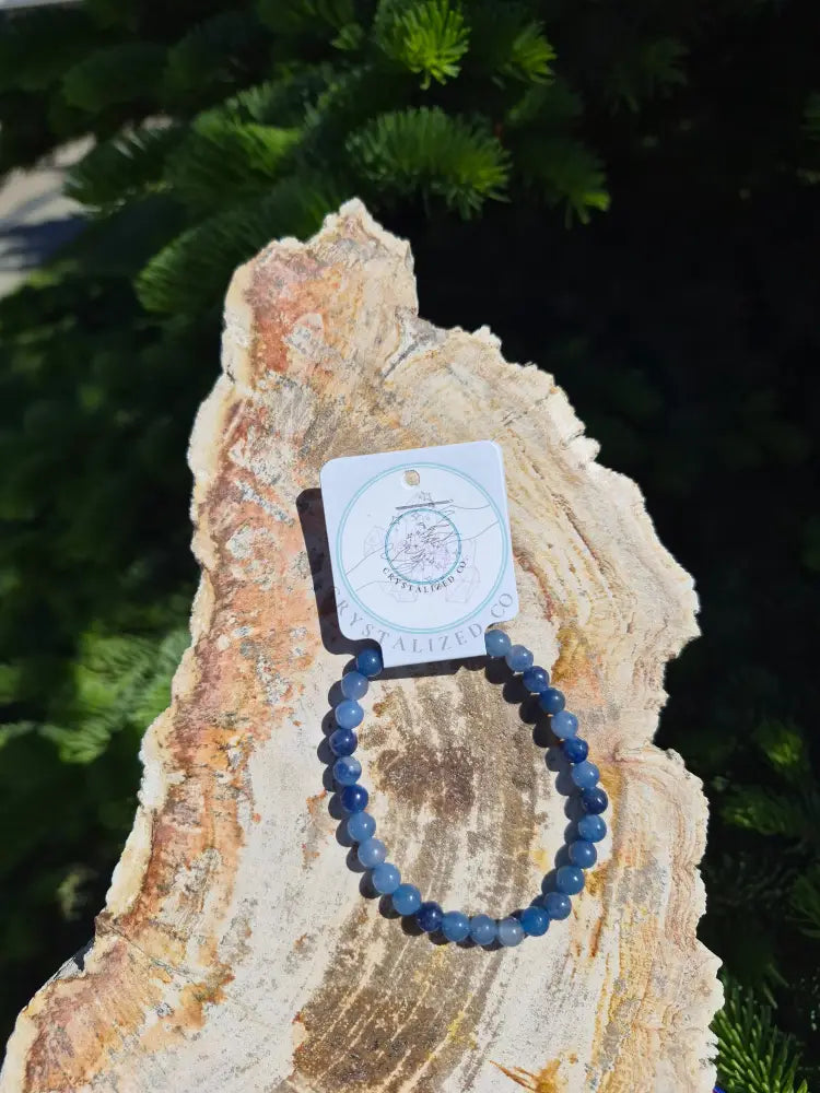 6MM BLUE AVENTURINE BRACELET