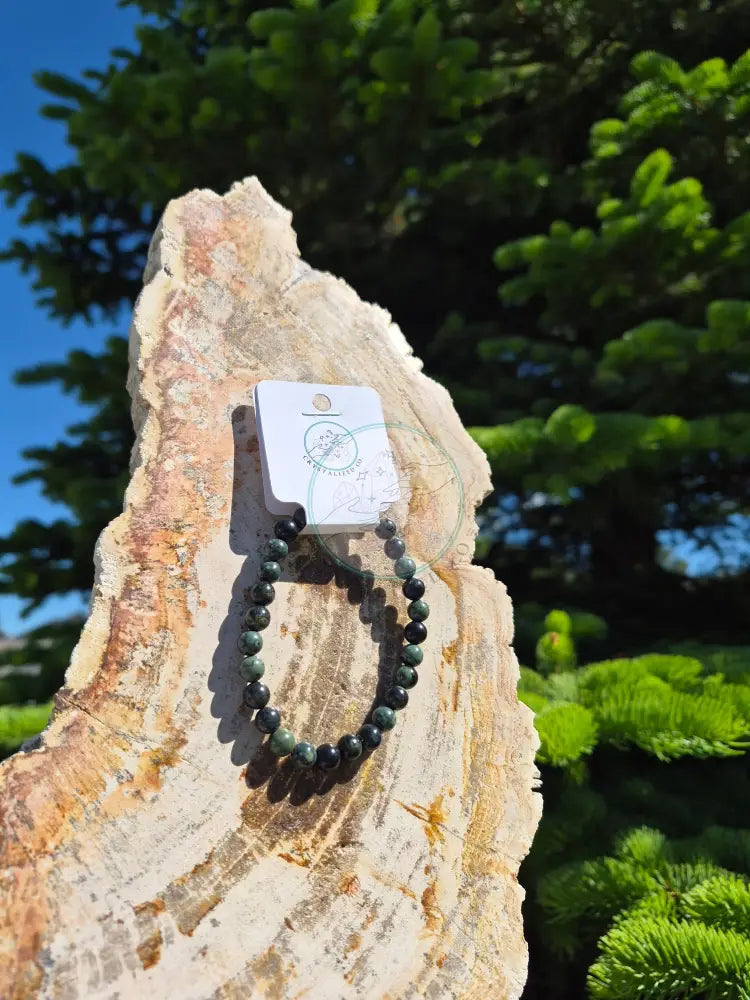 6MM LARVIKITE BRACELET