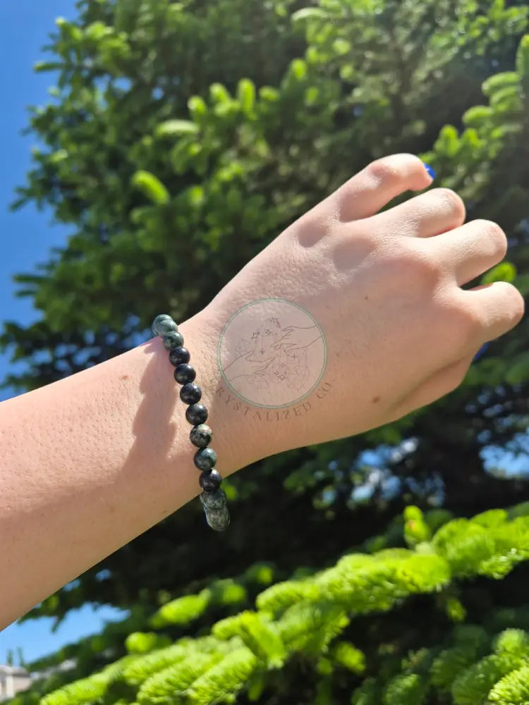 6MM LARVIKITE BRACELET