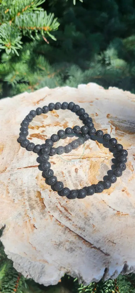 6mm LAVA STONE BRACELET