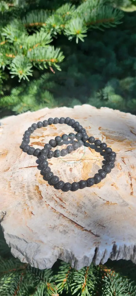 6mm LAVA STONE BRACELET