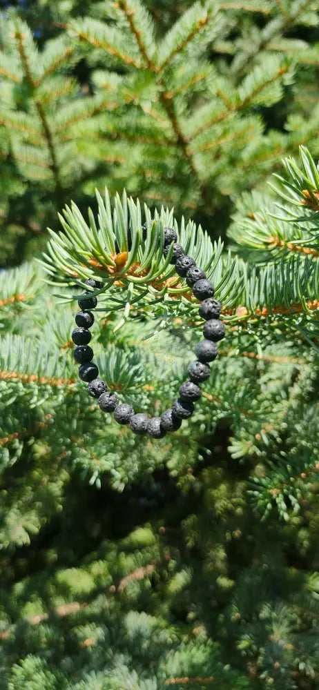 6mm LAVA STONE BRACELET