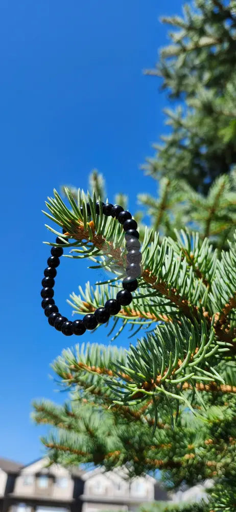 6mm OBSIDIAN BRACELET