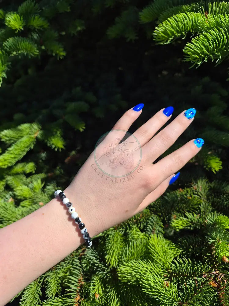 6MM ORCA AGATE BRACELET