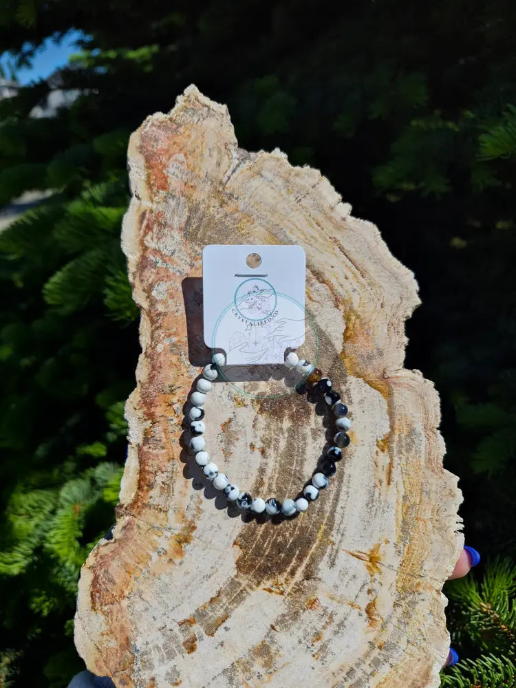 6MM ORCA AGATE BRACELET