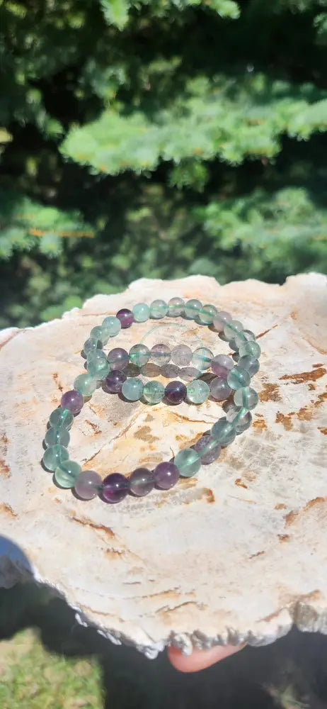 8mm FLUORITE BRACELET