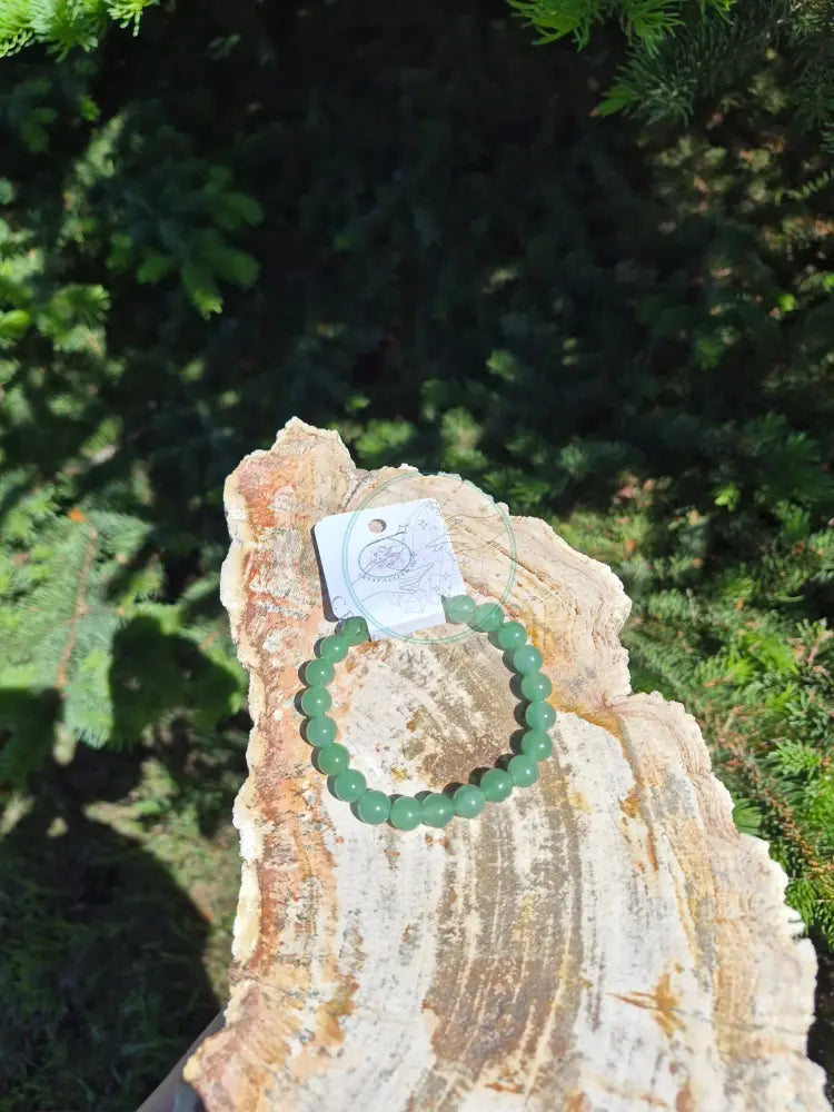 8MM GREEN AVENTURINE BRACELET