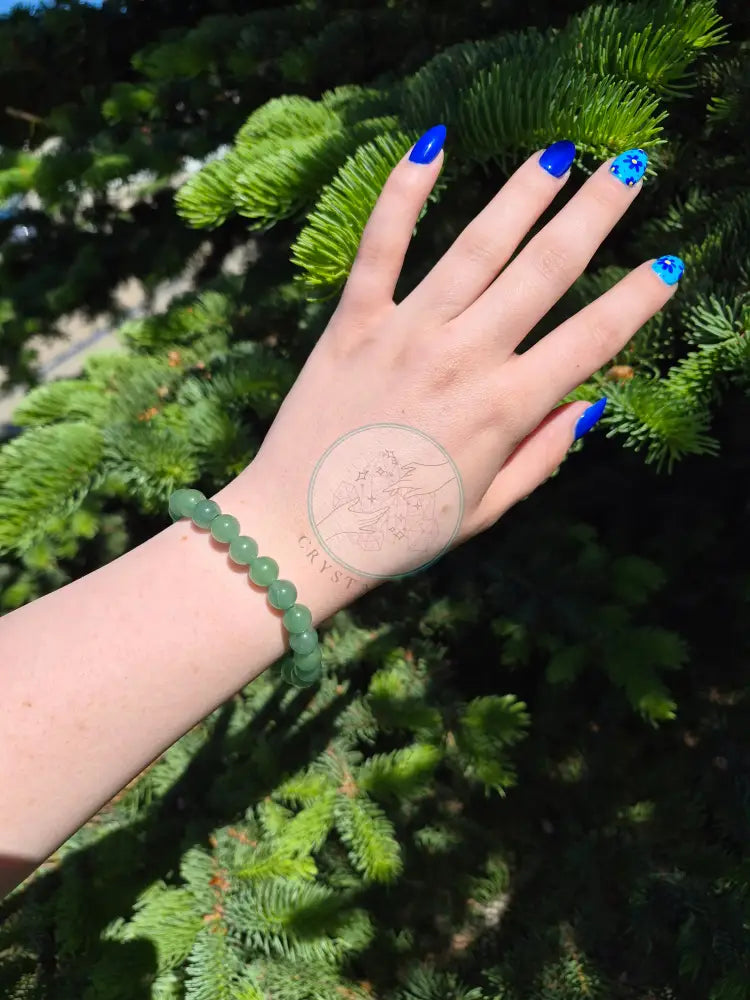 8MM GREEN AVENTURINE BRACELET
