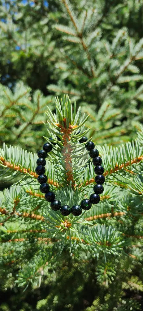8mm GREEN SANDSTONE BRACELET