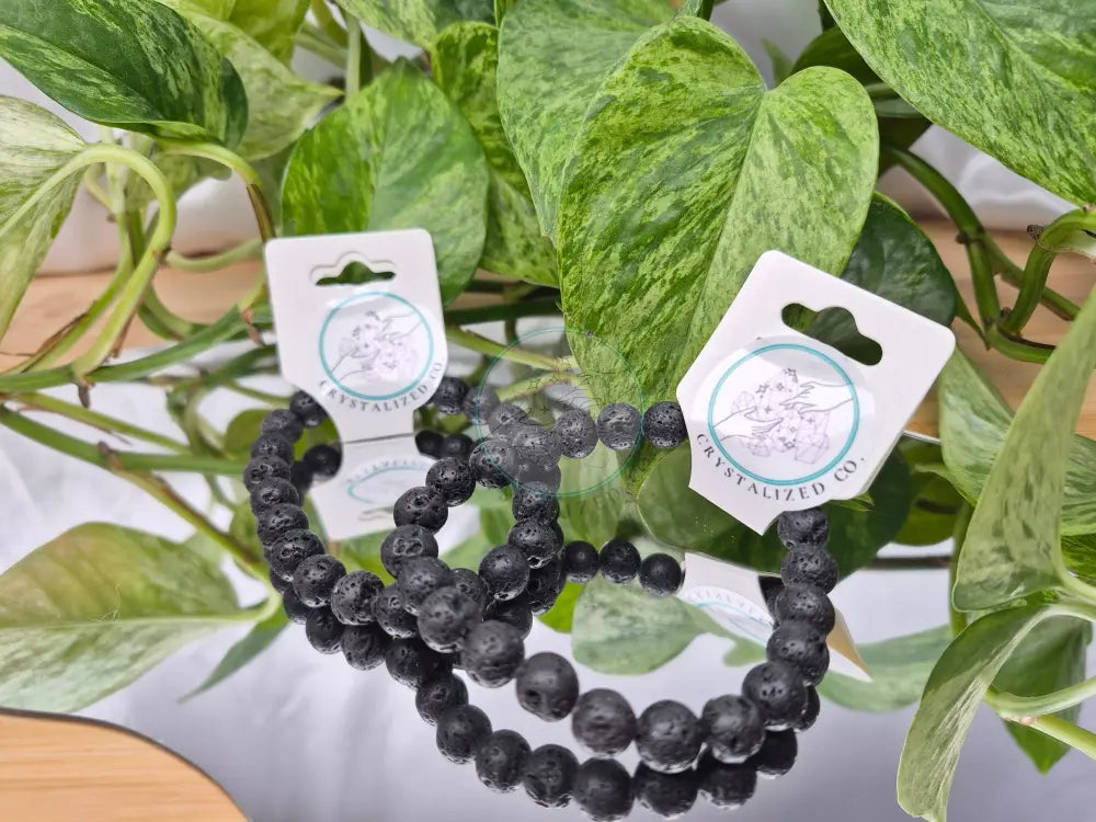 8MM LAVA STONE BRACELET