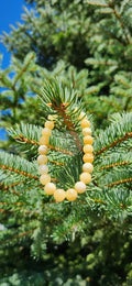 8mm ORANGE CALCITE BRACELET