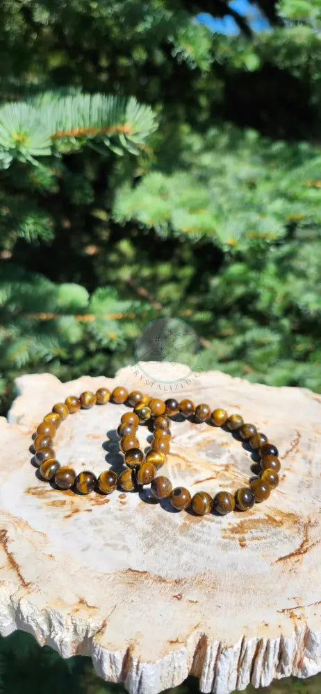 8mm TIGERS EYE BRACELET