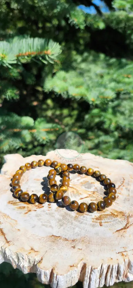 8mm TIGERS EYE BRACELET